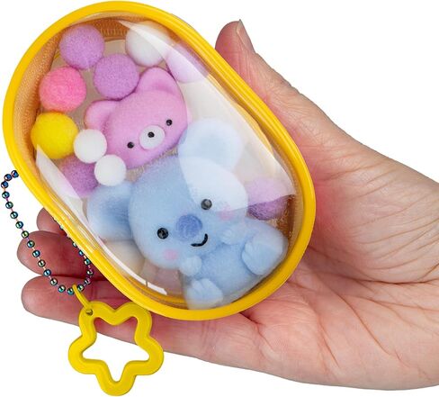 ORB Tabalicious Gacha Pouch TABA Squishy Keychain Charms - Koala and Cat Gachapon TABA Squishies with Pouch - Soft, Sticky Collectible TABA Fidget Stress Ball Toys for Kids, Backpacks, Keys and More in Saudi Arabia