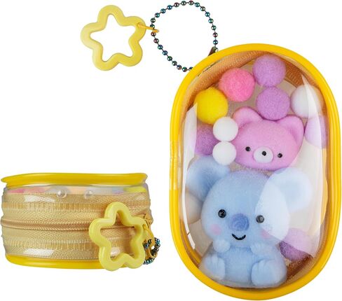 ORB Tabalicious Gacha Pouch TABA Squishy Keychain Charms - Koala and Cat Gachapon TABA Squishies with Pouch - Soft, Sticky Collectible TABA Fidget Stress Ball Toys for Kids, Backpacks, Keys and More in Saudi Arabia