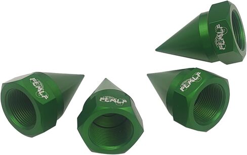 FLMLF CNC Metal Front Rear 24mm Hex Hub Wheel Nut Cap Set Green for 1/5 HPI ROFUN BAHA ROVAN KM Baja 5B 5T 5SC Rc Car Parts in Saudi Arabia