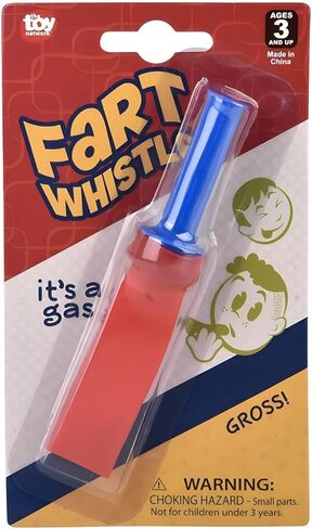 4" Fart Whistle - 12 Pack, Realistic Sound Gag Toy for Parties and Pranks in Saudi Arabia