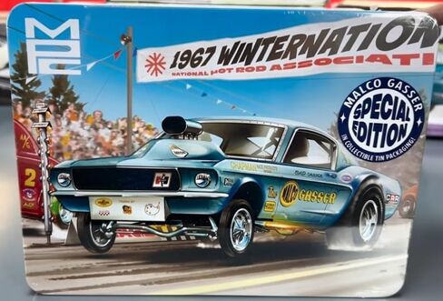 MPC 1:25 Scale Ohio George Malco Gasser Mustang (Collectors Tin) Model Kit MPC1027 in Saudi Arabia