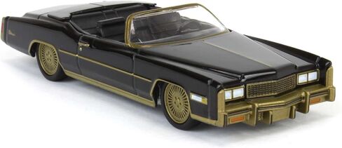 Truck 1/64 1976 Cadillac Eldorado Convertible Black Gold California Lowriders 63070-F in Saudi Arabia