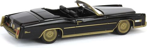 Truck 1/64 1976 Cadillac Eldorado Convertible Black Gold California Lowriders 63070-F in Saudi Arabia