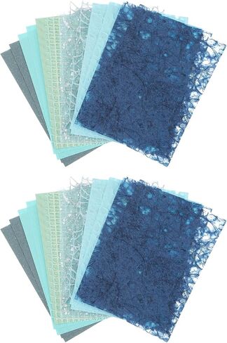 uxcell 32 Sheets Textured Scrapbook Paper, Mixed Special Paper Mesh Fabric Assorted Set for Scrapbooking Junk Journal Card DIY Materials Collage Card Embellishments Supplies, Pink in Saudi Arabia
