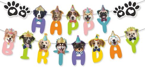 Happy Birthday Banner Macaron Birthday Rainbow Signs Banners, Birthday&Colorful Party Decorations for Girls, Boys, Women, Adults, Pets, Photo Backdrop & Wall Decor for All Celebrations in Saudi Arabia