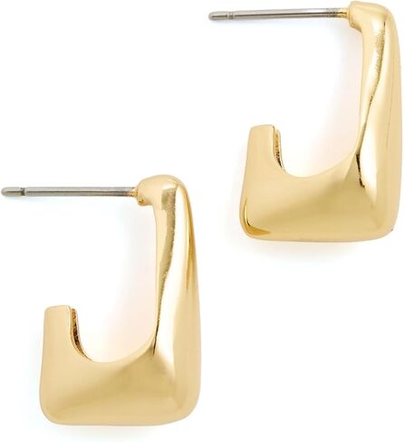 Madewell Women's Sculptural Tear Drop Hoops in Kuwait