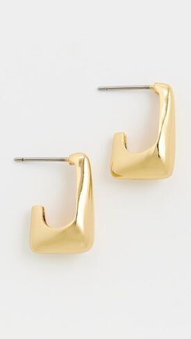 Madewell Women's Sculptural Tear Drop Hoops in Kuwait