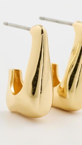 Madewell Women's Sculptural Tear Drop Hoops in Kuwait