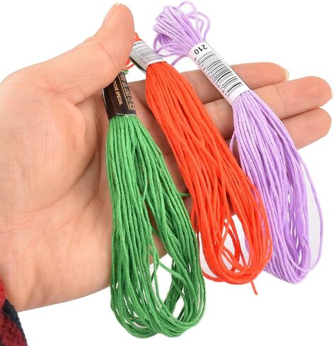 Embroidery Threads 50 Skeins Rainbow Color Embroidery Thread Used for DIY Yarn Craft, Cross-Stitch, Friendship Bracelets and Sewing (50 Colors) in Saudi Arabia