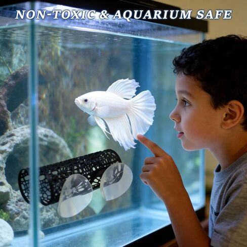 4 Pcs Fish Toys for Betta, Hammock Decorations with Aquarium Decor, Suitable for Fish Tank Accessories and Betta Hobbyists in Kuwait