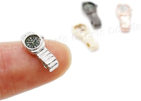 Odoria 1/12 Miniature Watches 4Pcs Dollhouse Decoration Accessories in Saudi Arabia