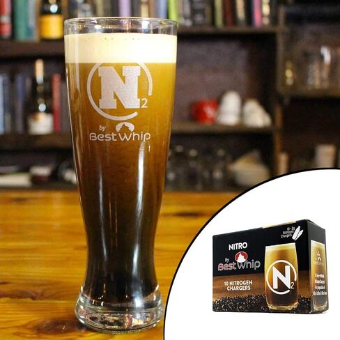 Nitrogen Chargers – N2 Cartridges NITRO by Best Whip Cartridges – Coffee Cold Brew Nitro – Non-threaded Nitrogen Chargers – 2 gram Chargers in Saudi Arabia