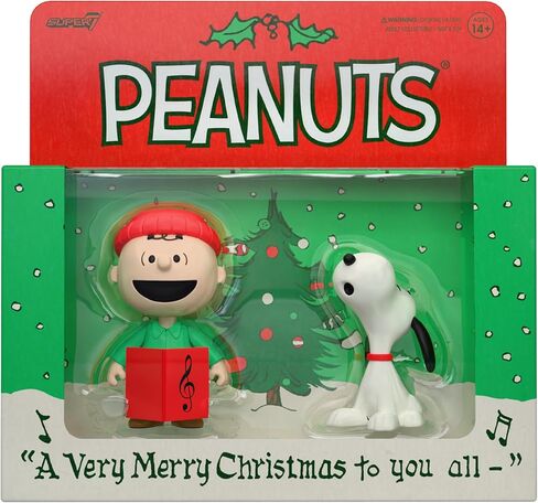 Super7 Reaction Figure Peanuts Joe Cool Snoopy - شخصية عمل الفول السوداني مقاس 3.75 بوصة - مقتنيات كرتونية كلاسيكية وألعاب قديمة in Kuwait