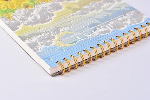 كتاب رسم للفنانين مقاس A4، 60 ورقة، 120 جرامًا، ورق سميك لا ينزف، غلاف مقوى حلزوني | لوحة رسم بالفحم مع ورق فارغ وباستيل زيتي وكراسة رسم فنية للوسائط المتعددة in Kuwait