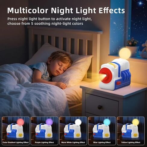 Story Projector for Kids - Educational Storybook Projector,Kids Story Projector with 32 Stories,White Noise & Night Light,Bedtime Story Player,Story Telling Toy for Toddlers Boys Girls Gifts Ages 3+ in Saudi Arabia