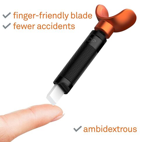 Slice 10502, Swivel Knife, Ideal for Detailed Patterns in Leather-Work, Finger Friendly Ceramic Blade, Never Needs Sharpening, Never Rusts, Lasts 11x as Long as Metal in Saudi Arabia