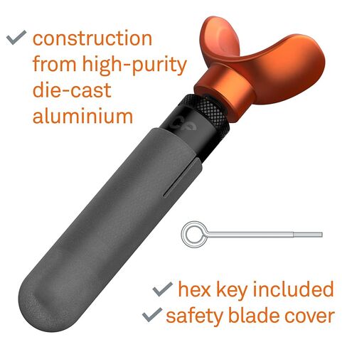 Slice 10502, Swivel Knife, Ideal for Detailed Patterns in Leather-Work, Finger Friendly Ceramic Blade, Never Needs Sharpening, Never Rusts, Lasts 11x as Long as Metal in Saudi Arabia