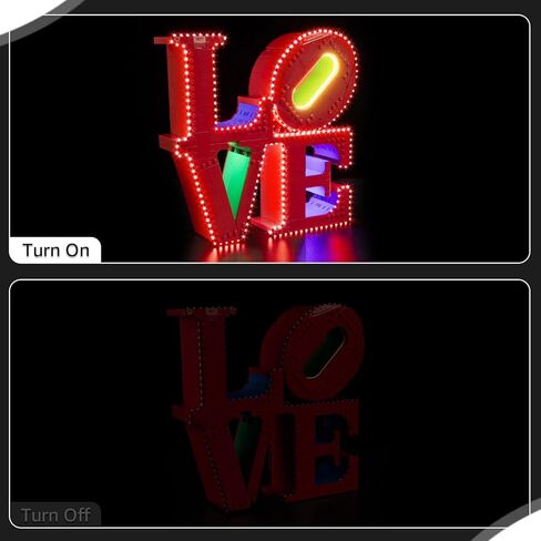 مجموعة إضاءة Nitemode LED متوافقة مع Lego Love 31214، ملحقات إضاءة مطورة وقابلة للتعديل (بدون نموذج) in Kuwait