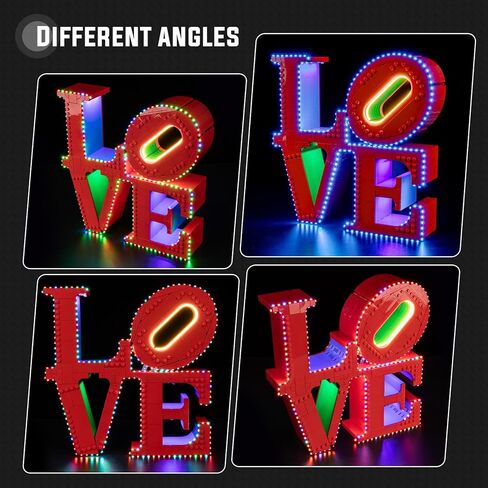 مجموعة إضاءة Nitemode LED متوافقة مع Lego Love 31214، ملحقات إضاءة مطورة وقابلة للتعديل (بدون نموذج) in Kuwait