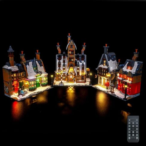 BrickBling LED Light Compatible with Lego Hogsmeade Village – Collectors' Edition, Creative Lighting Compatible with Lego 76457 - Excluding Bricks (RC Version Light) in Saudi Arabia