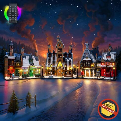 BrickBling LED Light Compatible with Lego Hogsmeade Village – Collectors' Edition, Creative Lighting Compatible with Lego 76457 - Excluding Bricks (RC Version Light) in Saudi Arabia