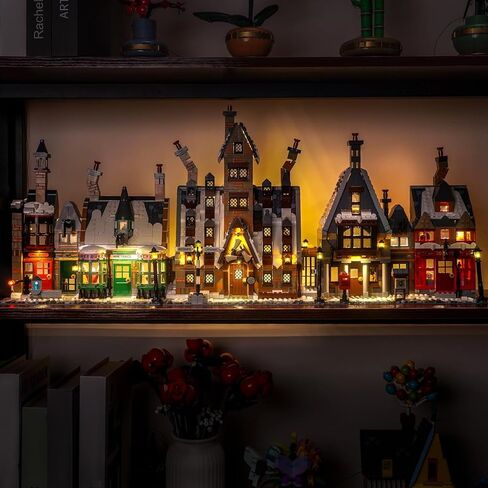 BrickBling LED Light Compatible with Lego Hogsmeade Village – Collectors' Edition, Creative Lighting Compatible with Lego 76457 - Excluding Bricks (RC Version Light) in Saudi Arabia
