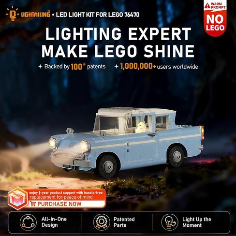 LIGHTAILING Led Light for Lego-76470 Enchanted Flying Ford Anglia - Easy Install, Hidden Wiring, Home Decor & Gift-Ready (Model Not Included) in Saudi Arabia