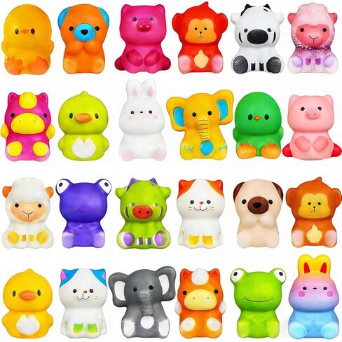 CAMIRUS 24PCS Animal Slow Rising Squishies, Slow Squishy Toys for Kids Jumbo Mochi Bulk for School Classroom Rewards Party Favors Prizes Squeeze Fidget in Kuwait