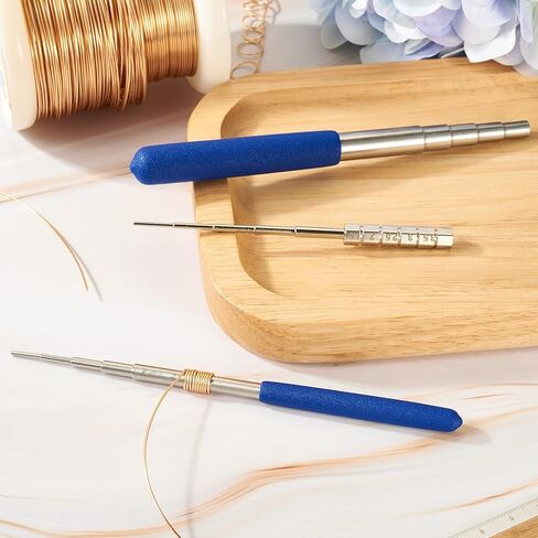3Pcs Wire Looping Winding Rod, Wire Wrapping Tool Round Multi Jump Ring Mandrel Looping Rods Forming Rings Tool Set for DIY Jewelry Making in Saudi Arabia