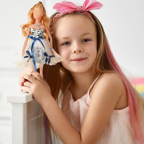 Geyoga 3 Set 12 Pcs Doll Clothes and Accessories for 12 Inch Doll Summer Doll Suit Girl Doll Pants Shoes Casual Wear Clothes Outfits, Dolls are Not Included(Floral), As Pictures Show in Saudi Arabia
