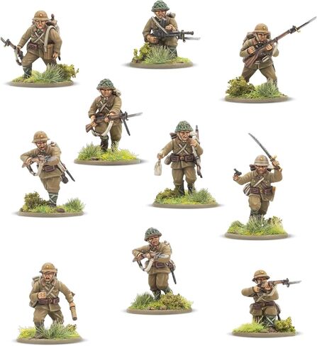 Warlord Games Japanese Army Infantry Platoon - 28mm Scale Plastic Miniatures for Bolt Action Highly Detailed World War 2 Miniatures in Saudi Arabia