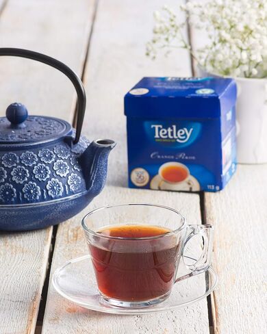Tetley Orange Pekoe Tea, 144 Count Tea Bags, 454g/1lb, (Imported from Canada} in Saudi Arabia