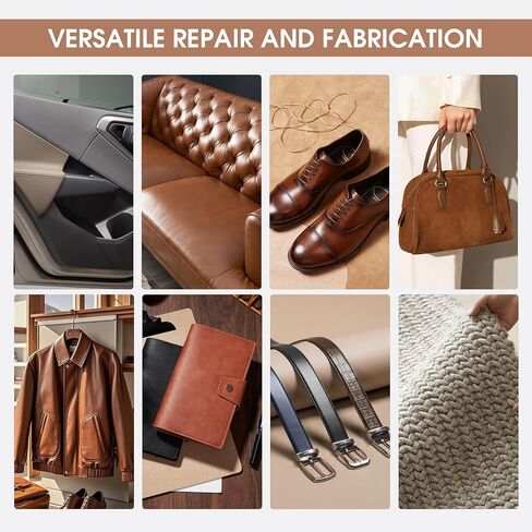 45PCS Leather Sewing Kit with Wooden Handle Awl Tool, Speedy Stitcher Sewing Awl Kit for Leather Repair, Shoes, Bags, Camping Gear, DIY Craft Beginners & Professionals in Kuwait