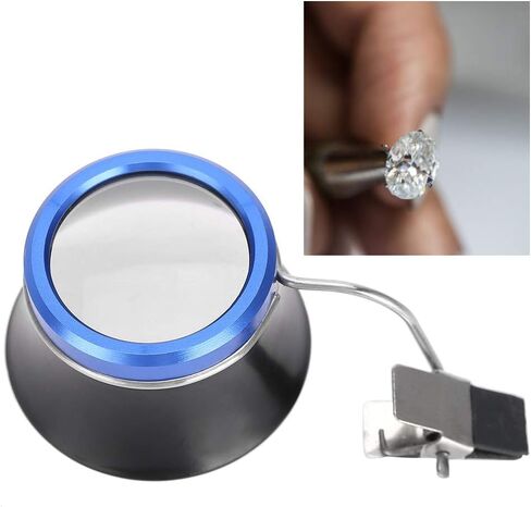 Jewelry Magnifier, Portable Clip-On Eyeglass Magnifier Magnifying Glass Watchmaker Jewelry Watch Repair Tool For Jewelers Mechanics, loupe clip on in Saudi Arabia