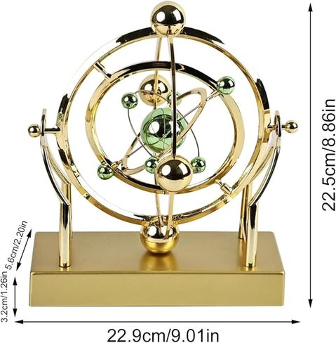 Celestial Orbit Perpetual Motion Pendulum, Kinetic Art Desk Decor 3D Space,Battery Powered Perpetual Motion Machine, Kinetic Art Desk Decor Science, Magnetic Balance Model for Home Or Office in Saudi Arabia