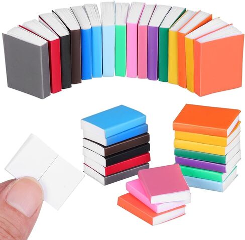 مجموعة كتب مصغرة من توياندونا 32 قطعة بمقياس 1/12 كتب صغيرة لبيت الدمى مع صفحات فارغة للحرف اليدوية لبيت الدمى ومستلزمات غرفة القراءة وإكسسوارات غرفة النوم in Kuwait