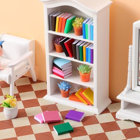 مجموعة كتب مصغرة من توياندونا 32 قطعة بمقياس 1/12 كتب صغيرة لبيت الدمى مع صفحات فارغة للحرف اليدوية لبيت الدمى ومستلزمات غرفة القراءة وإكسسوارات غرفة النوم in Kuwait