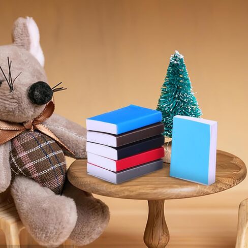 مجموعة كتب مصغرة من توياندونا 32 قطعة بمقياس 1/12 كتب صغيرة لبيت الدمى مع صفحات فارغة للحرف اليدوية لبيت الدمى ومستلزمات غرفة القراءة وإكسسوارات غرفة النوم in Kuwait