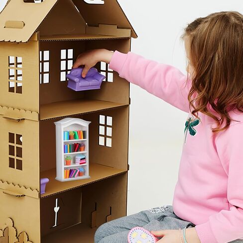 مجموعة كتب مصغرة من توياندونا 32 قطعة بمقياس 1/12 كتب صغيرة لبيت الدمى مع صفحات فارغة للحرف اليدوية لبيت الدمى ومستلزمات غرفة القراءة وإكسسوارات غرفة النوم in Kuwait