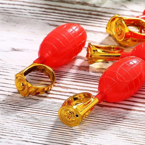 2Pcs Water Squirting Ring Prank Supplies Easy Activation Fun Accessories for April Fool's Day Party Humorous Water Play for Adults in Saudi Arabia