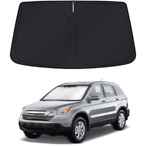 KUST Windshield Shade Custom Fit for Honda CR-V 2023 2024 2025 CRV Sun Shade Front Windshield Sun Visor Foldable Thicker 5-Layer Block Heat and Sun UV Rays