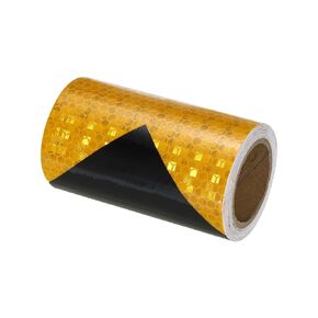 PATIKIL Reflective Tape, 4 Inch x 10 Ft Waterproof High Visibility Warning Safety Arrow Adhesive Tape Outdoor Reflector for Cars Trucks, Red White