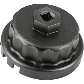 مفتاح فلتر الزيت Enmja لتويوتا ولكزس - يناسب محركات 2.5-5.7 لتر مع نظام فلتر زيت على شكل خرطوشة 64 مم - 4 فتحات لسهولة الإزالة in Kuwait