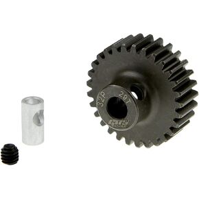 32P Steel Pinion Gear for 1/8"(3.175mm) and 5mm Shaft RC Model (12T)