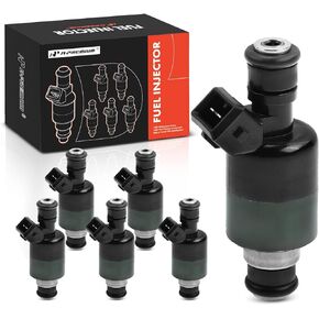 A-Premium Fuel Injectors Compatible with Chevy Malibu 97-99, Camaro 93-95, Monte Carlo & Buick Regal 94-96, Century & Oldsmobile Achieva & Pontiac Firebird, 3.1L 3.4L, Set of 6, Replace# 17120262