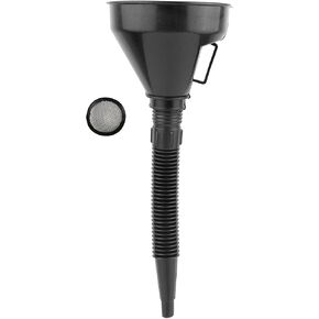 JUAWTYUK Automotive Oil Funnel 14.6-inch Long Hose with Removable Filter Wide Mouth Funnel with Handle - Large Funnels for Coolant, Fuel, and Car Fluids in Kuwait