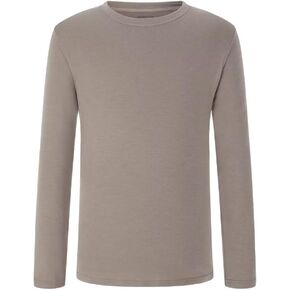 ZeaLogic Men's Midweight 100% Merino Wool Base Layer Thermal Long Sleeve for All Seasons