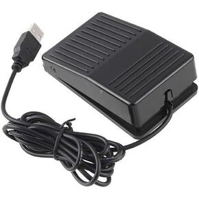iKKEGOL USB Foot Switch Singal Pedal Footswitch Game Control Action HID for Keyboard Mouse PC Laptop