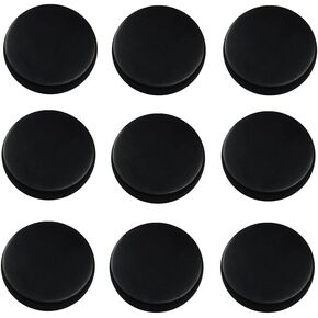 9 pcs Authentic Shungite Stickers Polished 20 mm / 0.78" Genuine Healing Energy Stone Protection Plate for Cell Phone Case Tablet Laptop Computer Noble Gemstone Protector Crystal