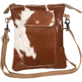 Myra Bag Leather Lithe Cowhide Small Bag Upcycled Leather & Cowhide S-2234 in Kuwait